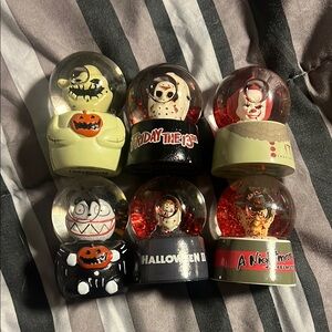 Movie Character Snow Globes Set